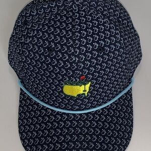 2025 Masters Golf Navy Golf Cap with Yellow Masters Logo